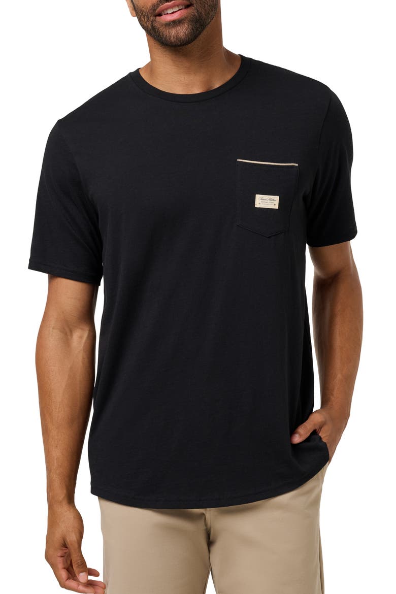 Social Club Pocket T-Shirt, Main, color, BLACK
