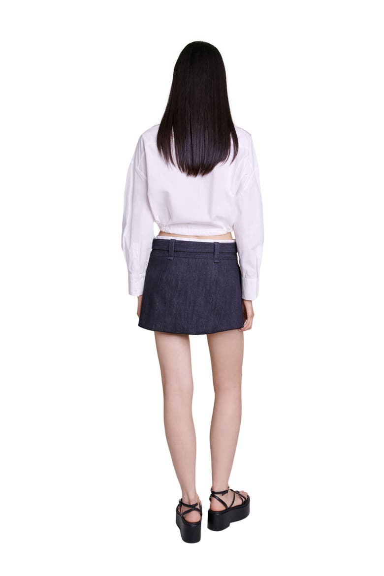 Jinime Pleated Miniskirt, Alternate, color, BLACK