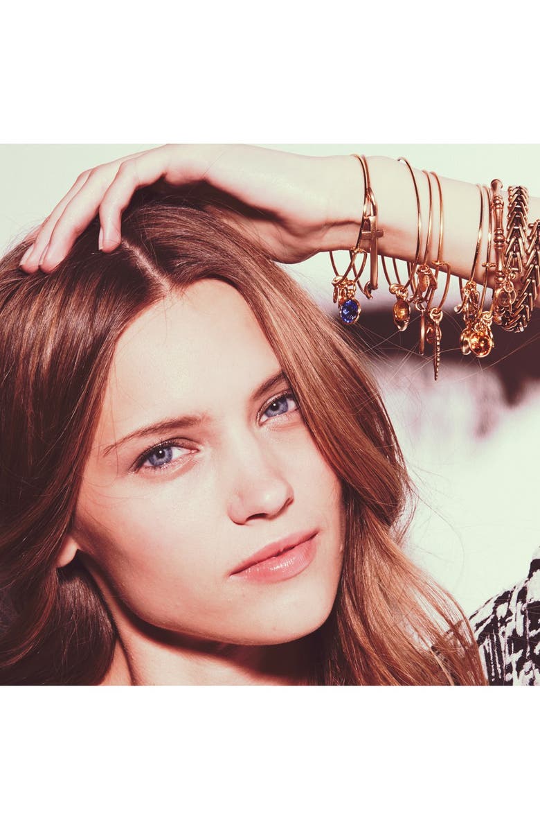 Alex and Ani 'Lotus Peace Petals' Expandable Wire Bangle, Alternate, color, 