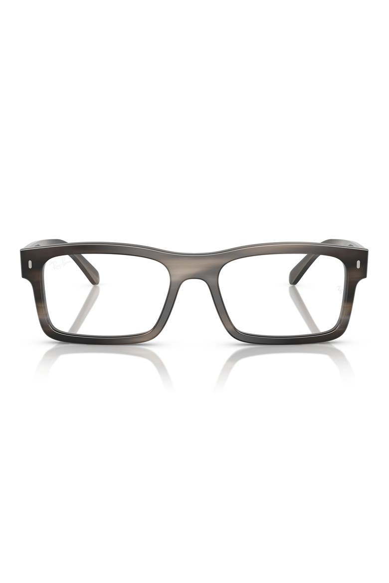 54mm Rectangular Optical Glasses, Main, color, HAVANA GRADIENT