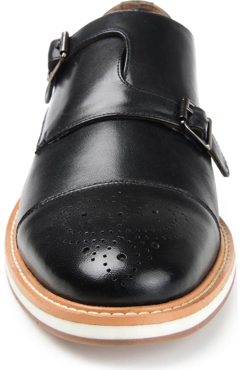 Thomas & Vine Ransom Cap Toe Monke Strap Leather Derby, Alternate, color,