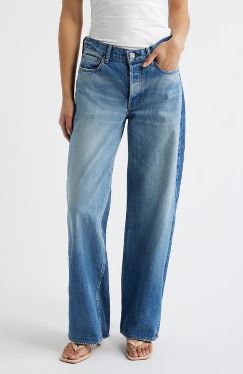 Phillipston High Waist Loose Fit Straight Leg Jeans