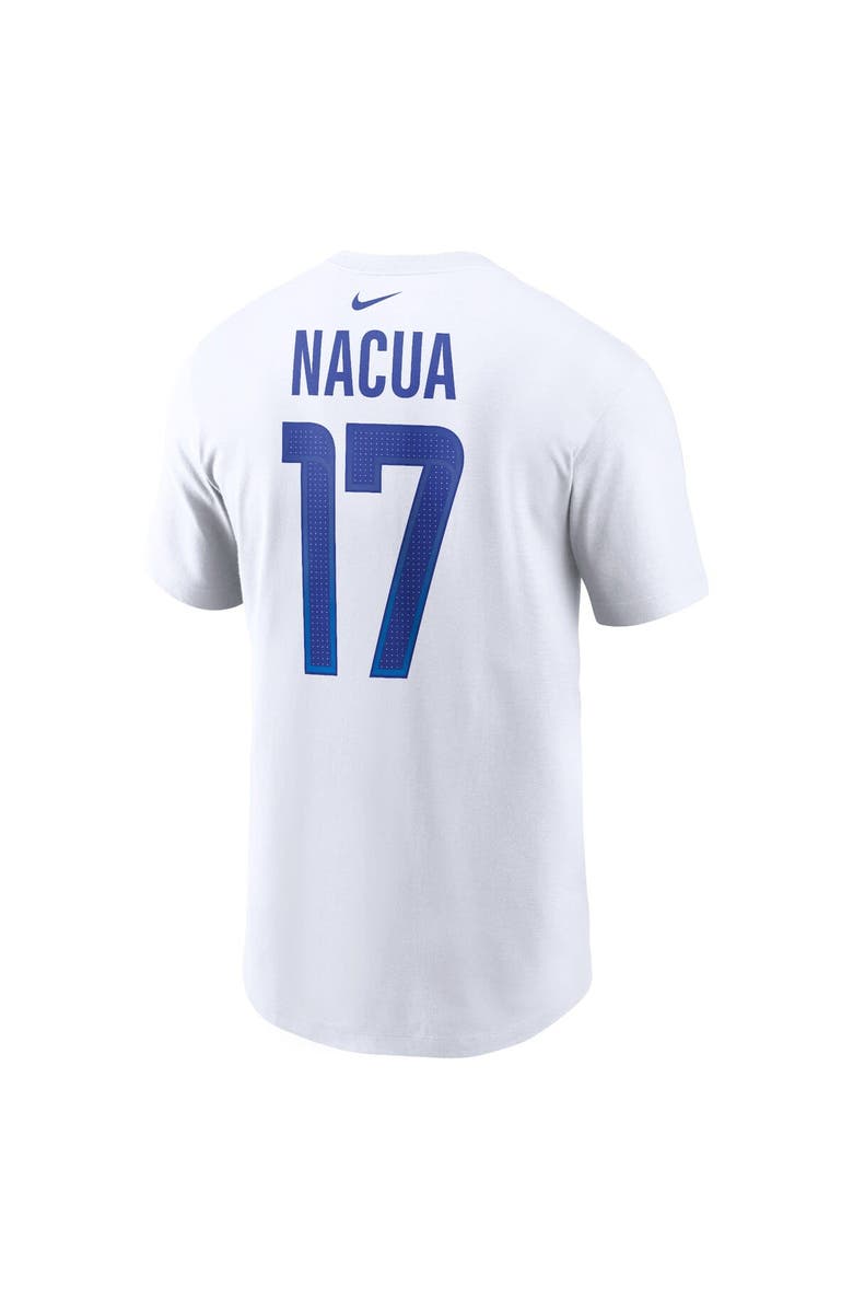 Nike Men's Nike Puka Nacua White Los Angeles Rams Player Name & Number T-Shirt, Alternate, color, White