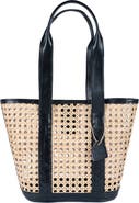 Jelavu Sandi Rattan & Leather Tote Bag