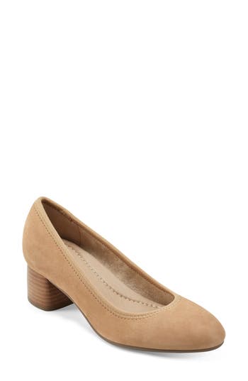 Earth Women's Rellia Block Heel Ballet Pumps In Brown