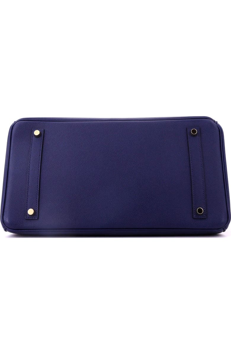 Pre-Owned Hermes Birkin Handbag Blue Epsom with Gold Hardware 35, Alternate, color, Bleu Saphir