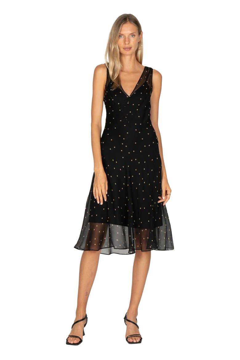 Twila Dress, Alternate, color, BLACK POLKA DOT