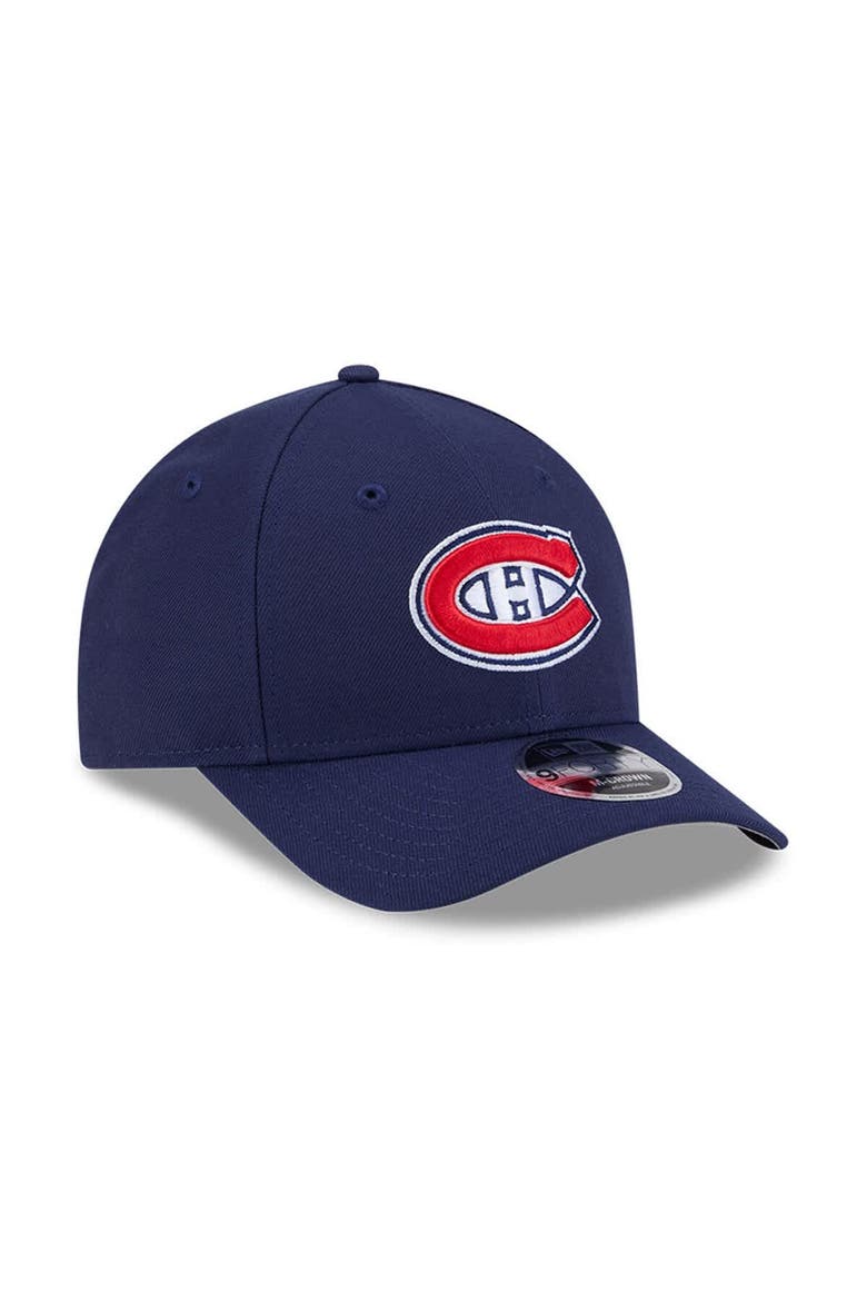 Men's New Era  Navy Montreal Canadiens COOLERA 9FORTY M-Crown Adjustable Hat, Alternate, color, Navy