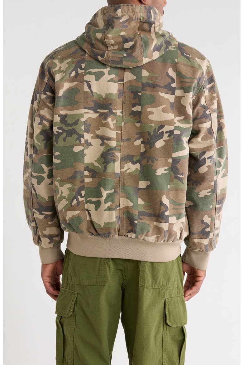 Eli Workwear Canvas Hooded Jacket, Alternate, color, ALUMINUM