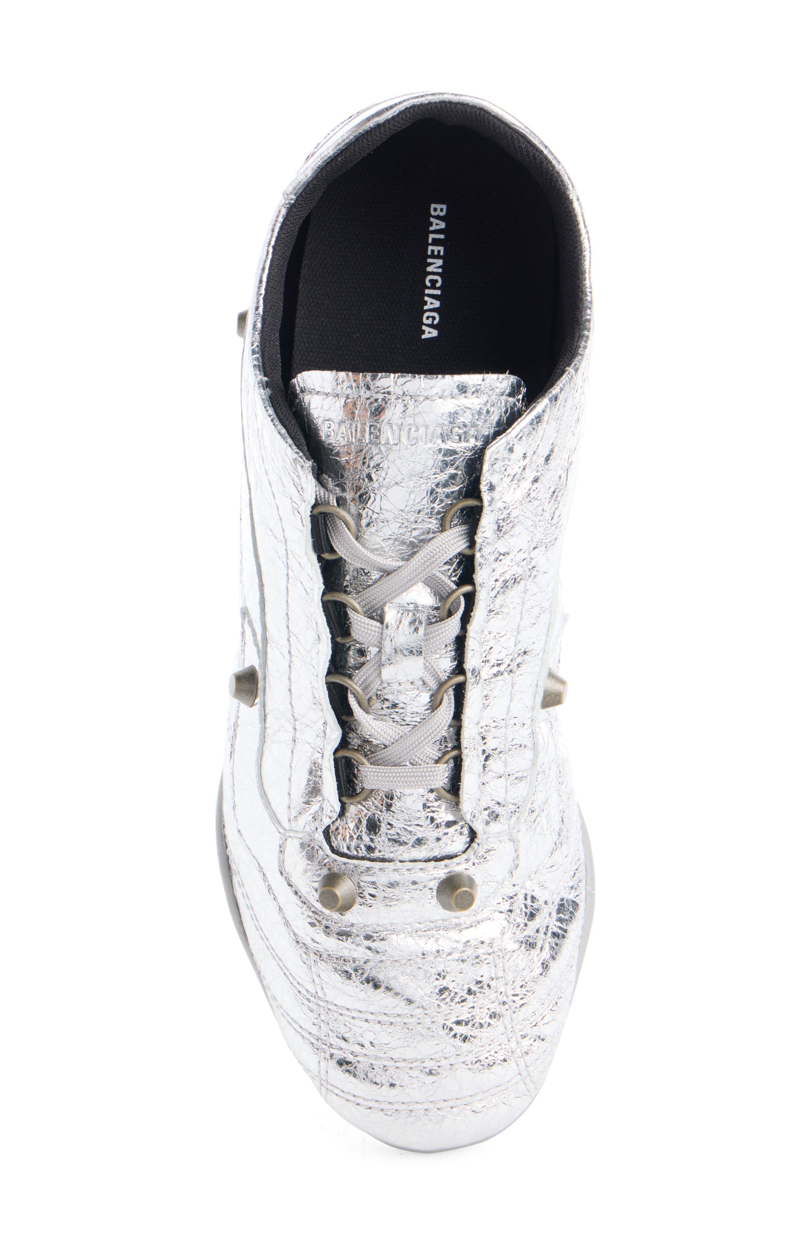 Balenciaga Zen City Metallic Sneaker, Alternate, color, Silver/ Silver