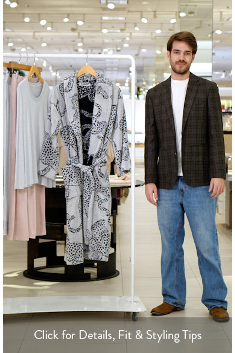Print Terry Cloth Robe video