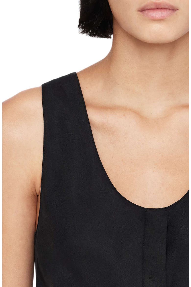Milla Silk Blend Tank, Alternate, color, BLACK