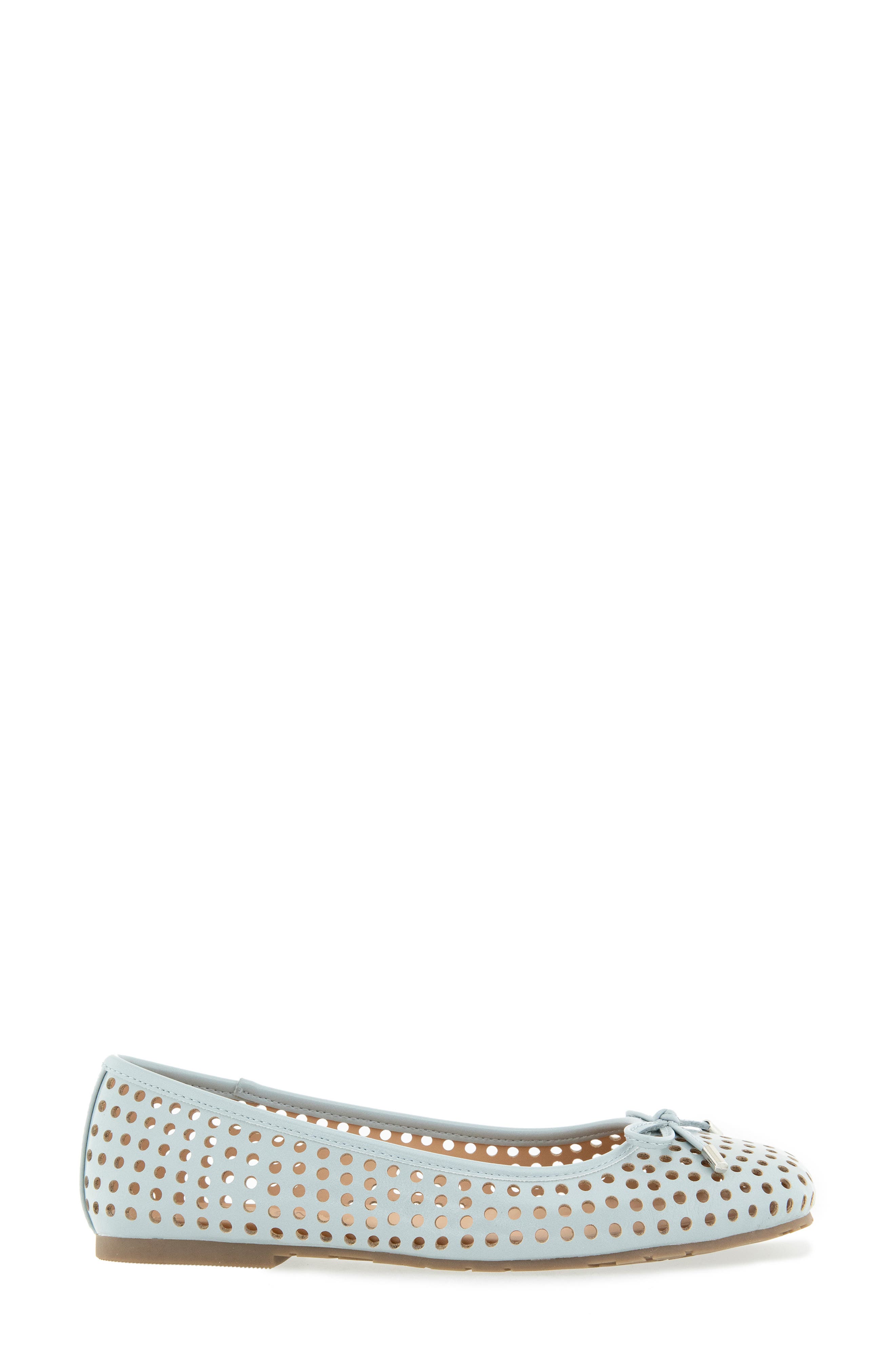 Reaction Kenneth Cole Elstree Perforated Ballet Flat, Alternate, color, Steel Blue