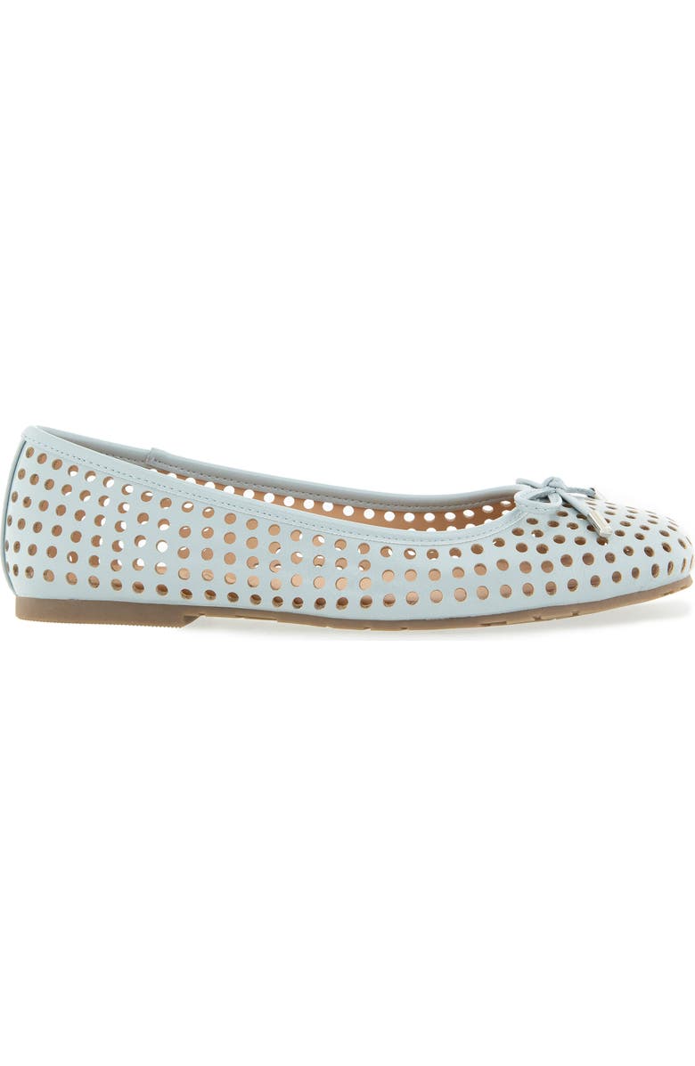 Reaction Kenneth Cole Elstree Perforated Ballet Flat, Alternate, color, Steel Blue