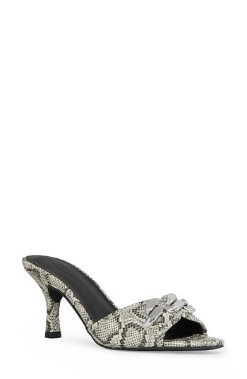 Rebecca Minkoff Chain Leather Mule In Multi
