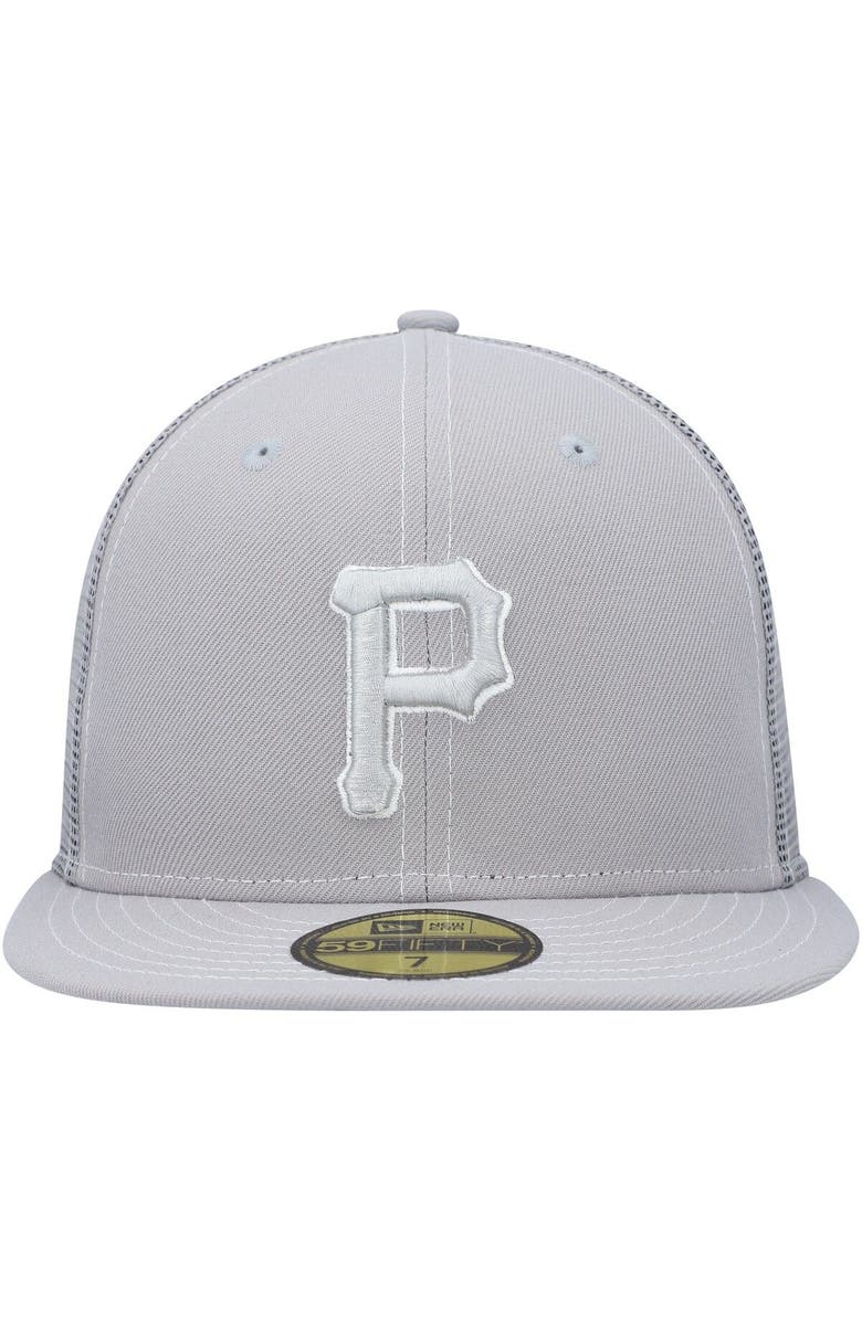 New Era Men's New Era Gray Pittsburgh Pirates 2023 On-Field Batting Practice 59FIFTY Fitted Hat, Alternate, color, Gray