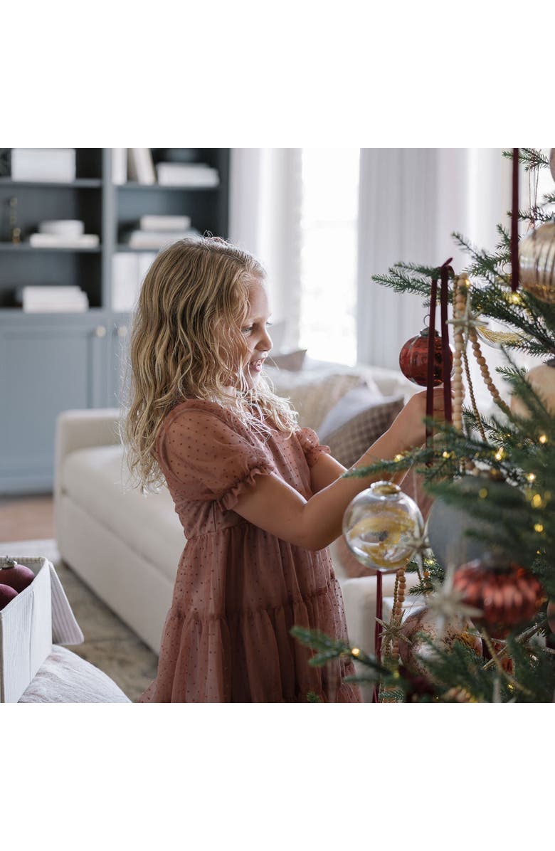 CG Hunter 3" Mercury Marble Glass Ornament, Alternate, color, Pewter