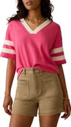 Faherty Varsity Stripe Organic Cotton T-Shirt