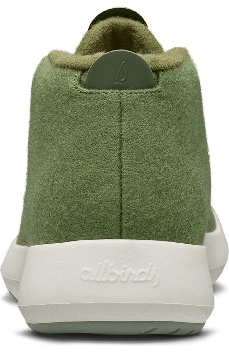 Allbirds Mizzle Wool Runner Water Repellent Sneaker, Alternate, color, Thunder Green/ Natural White