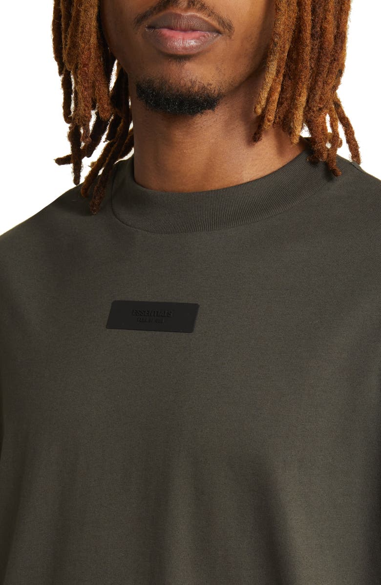 Fear of God Essentials Long Sleeve Cotton T-Shirt, Alternate, color, 