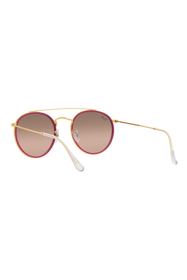 51mm Round Sunglasses, Alternate, color, YELLOW