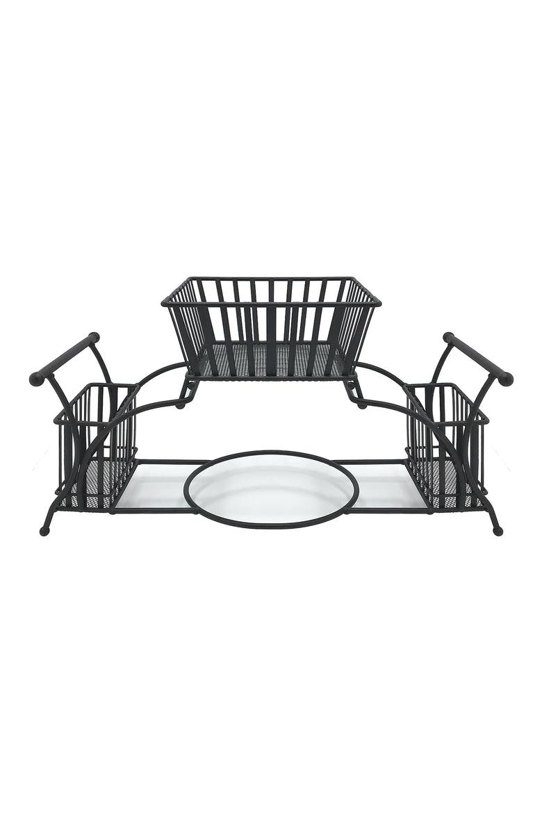Utensil Buffet Caddy, Main, color, BLACK1