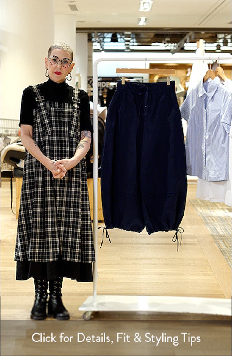 Frida Cotton Blend Crop Balloon Pants, sales video thumbnail