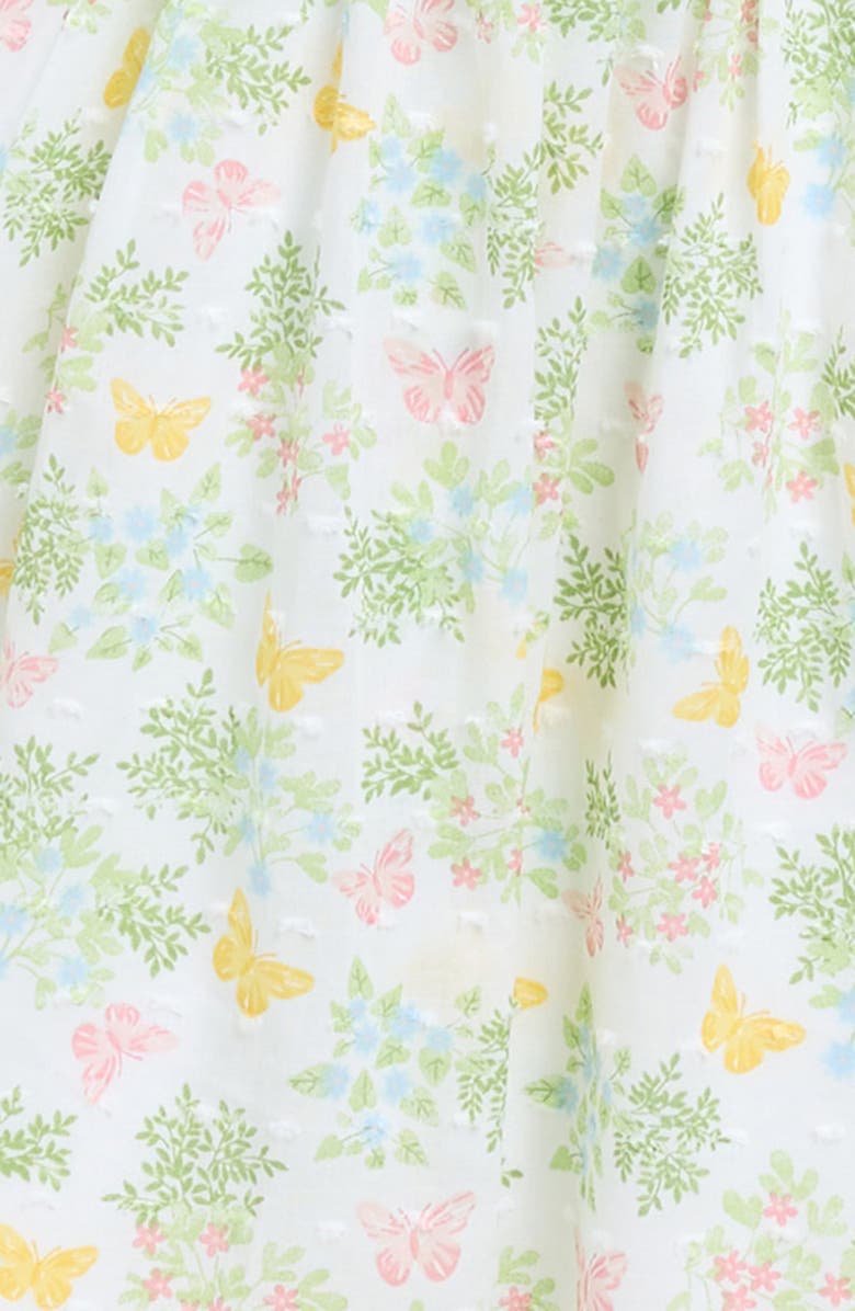 Little Me Garden Party Dress & Cardigan Set, Alternate, color, Yellow