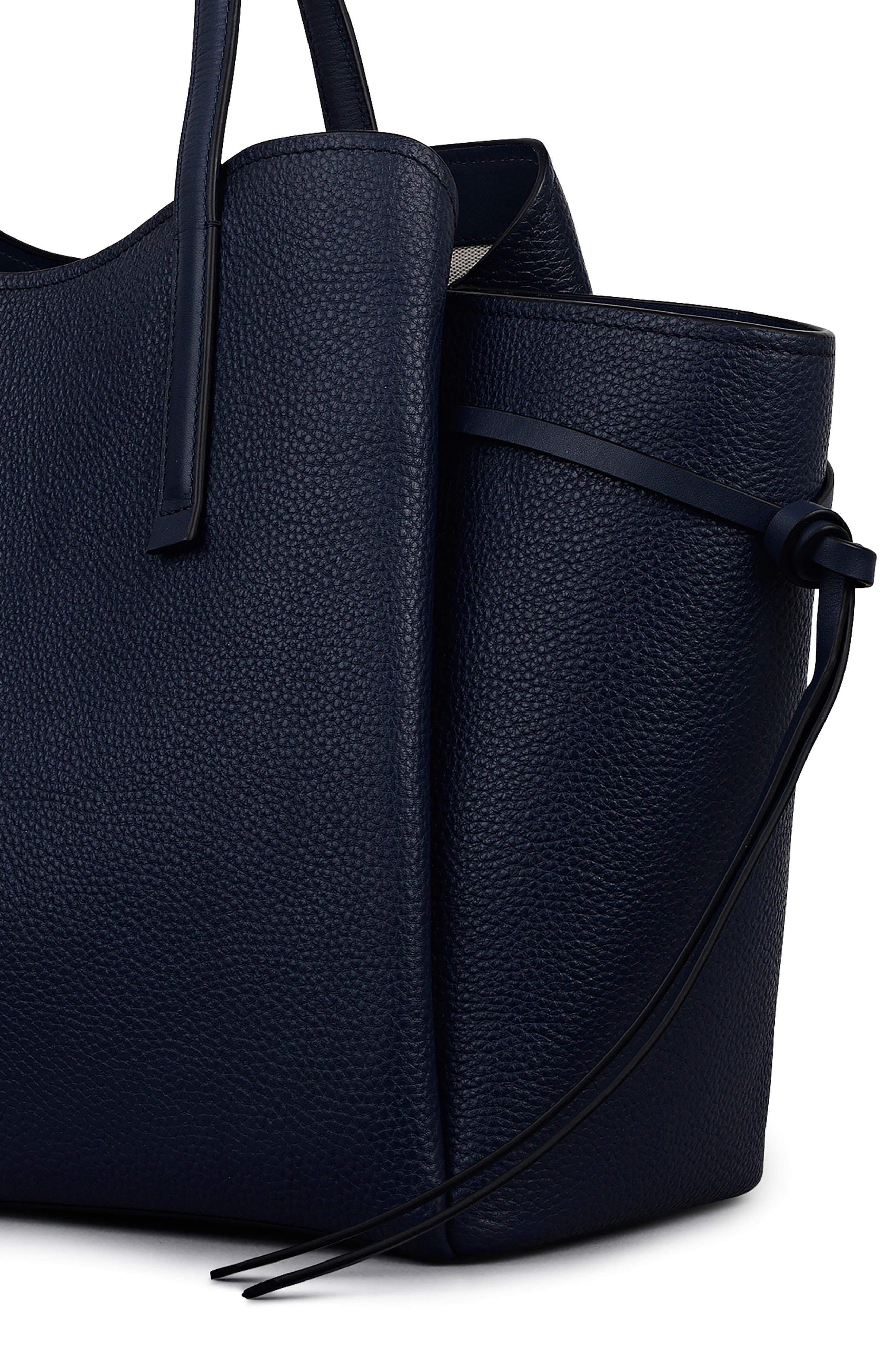 Radley Blake Gardens Large Leather Satchel, Alternate, color, Ink