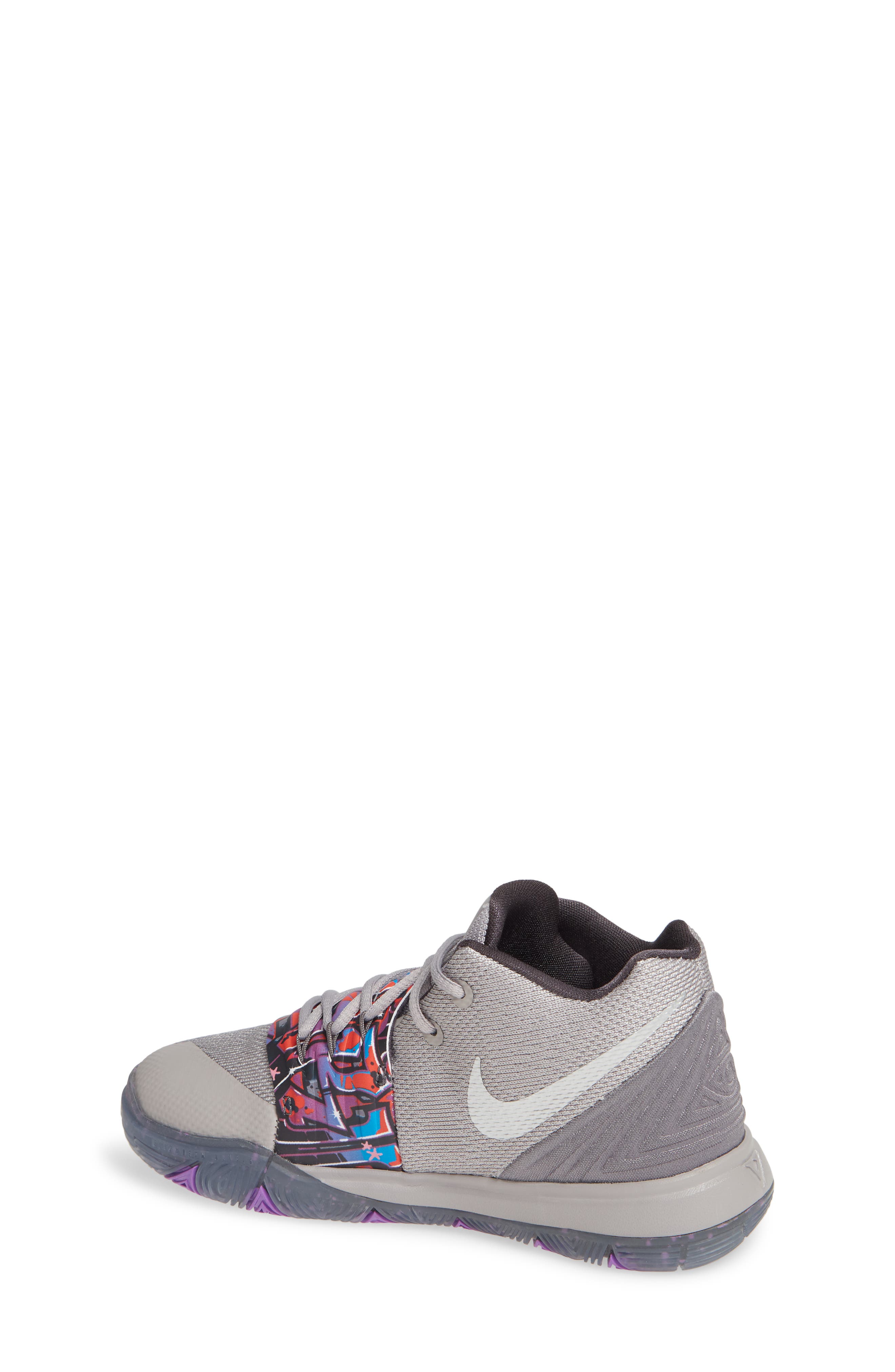 Kyrie 5 Basketball Shoe, Alternate, color, ATMOSPHERE GREY/ METALLI