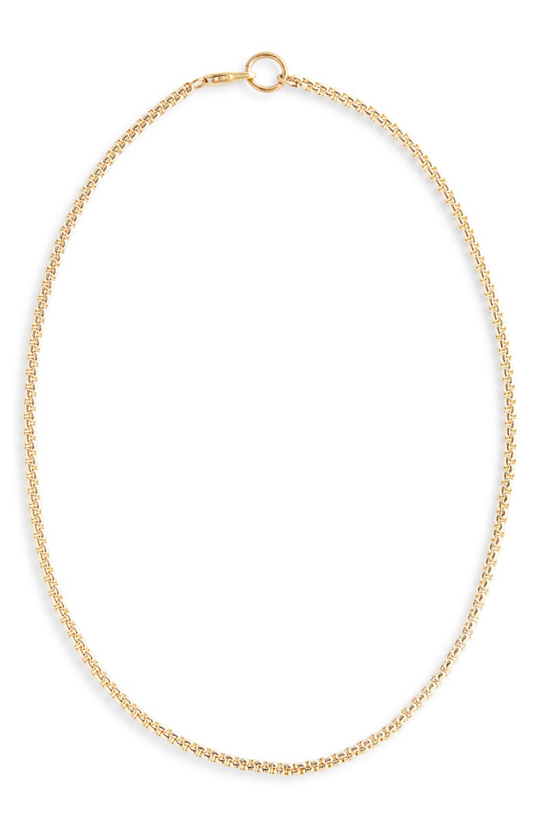 Laura Lombardi Box Chain Necklace, Main, color,