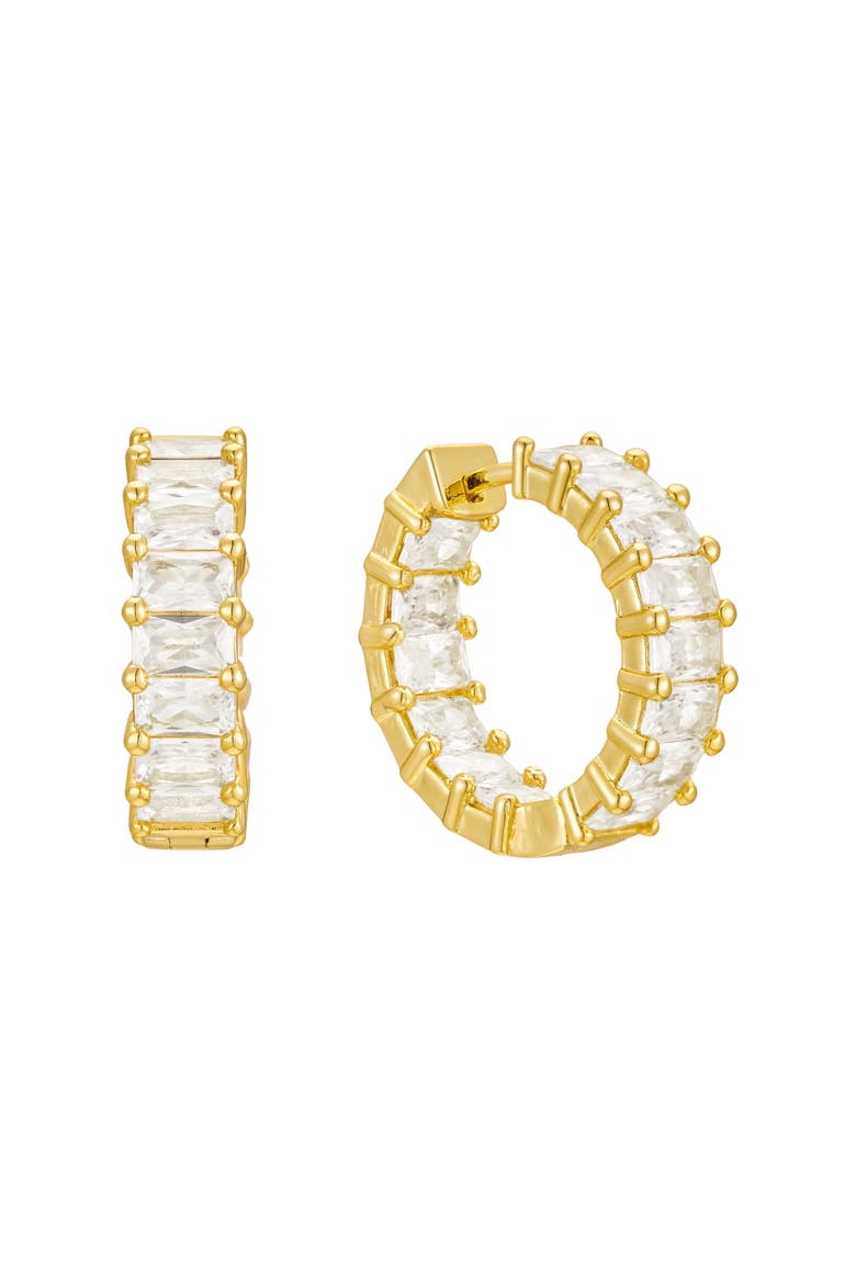 Taryn Crystal Hoops, Main, color, Gold
