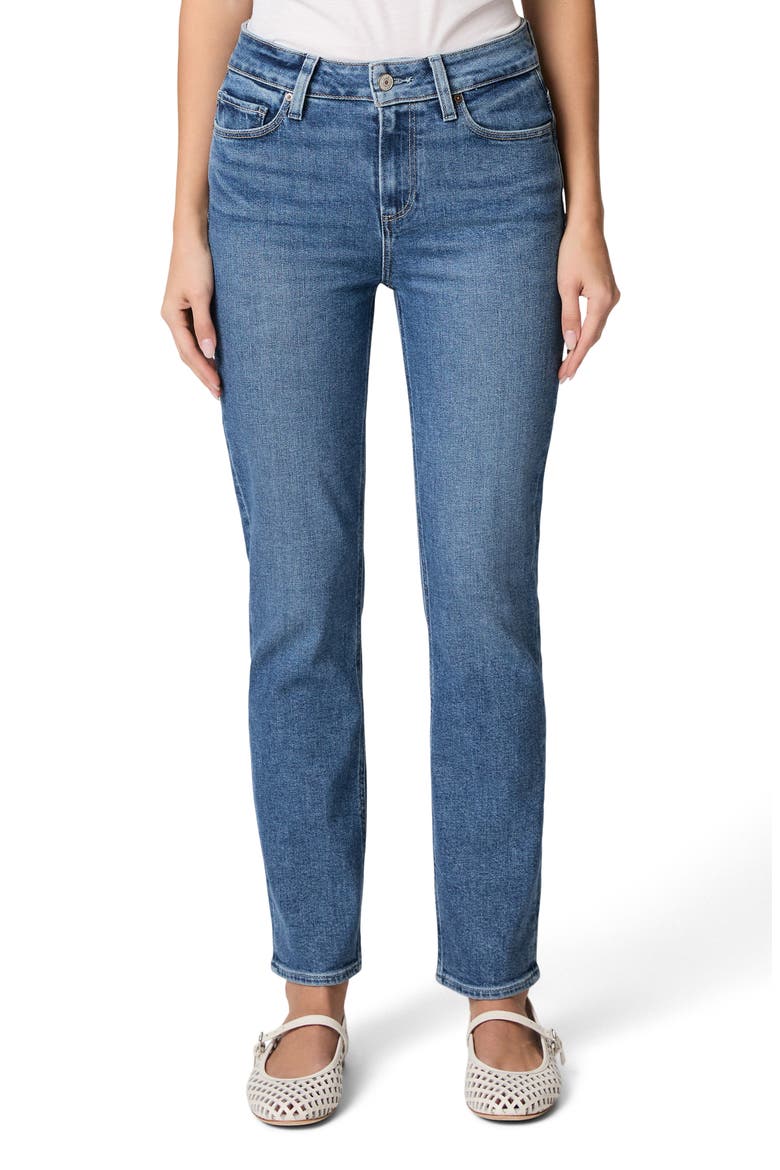 Cindy Ankle Slim Straight Leg Jeans, Main, color, SAINT MARTIN