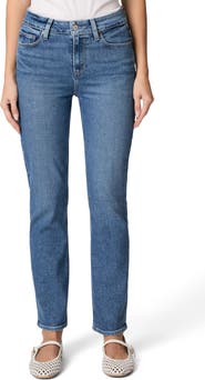 PAIGE Cindy Ankle Slim Straight Leg Jeans
