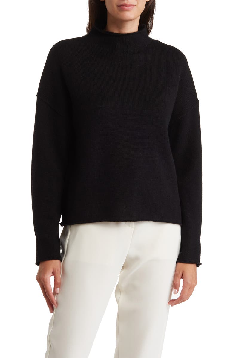 360 CASHMERE Kamala Funnel Neck Cashmere Sweater, Main, color, 