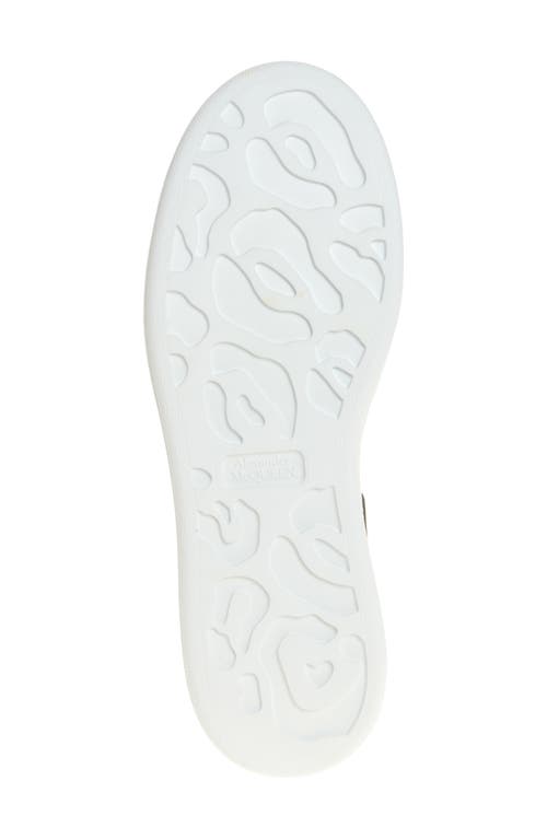 Alexander Mcqueen Alexander Mc Queen Oversized Leather Sneakers In White/mirror