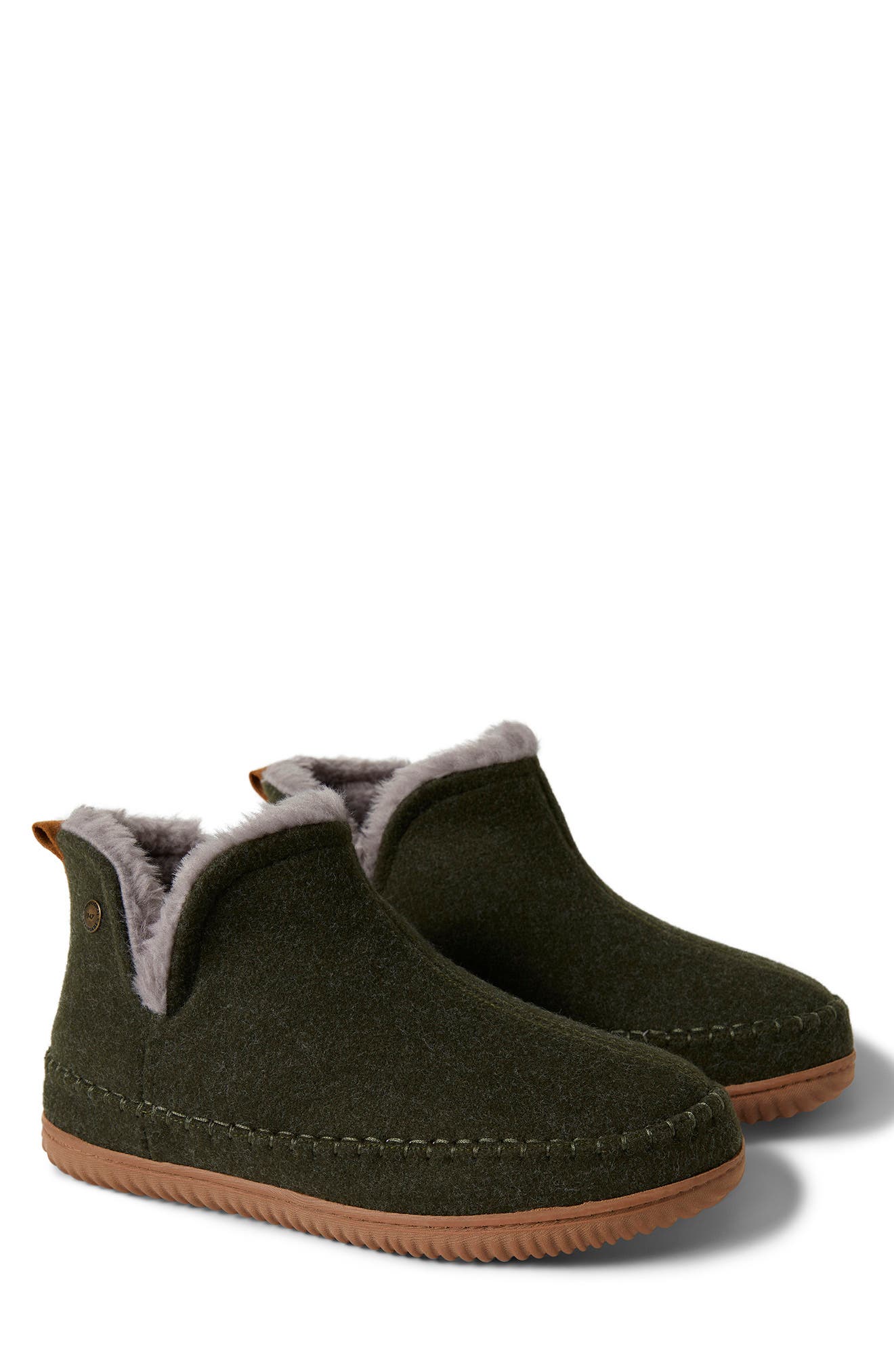 Brixen Bootie Slipper, Alternate, color, LODEN