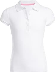 Nautica Uniform Short Sleeve Pico Polo Shirt