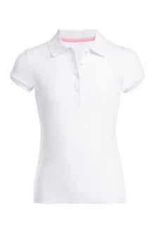 Nautica Uniform Short Sleeve Pico Polo Shirt
