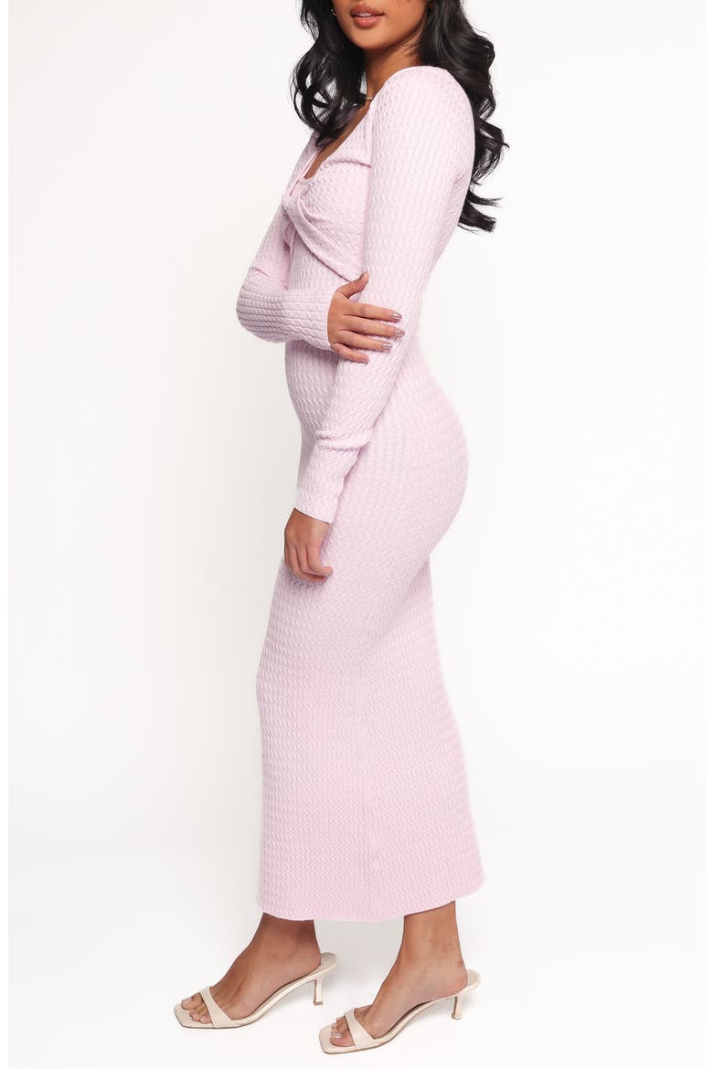 Teodora Long Sleeve Shrug & Tank Dress Set, Alternate, color, PINK