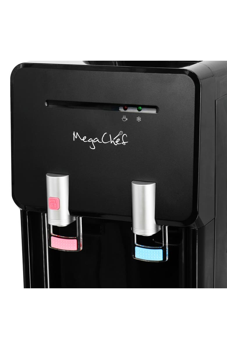 Megachef Top Load Hot and Cold Water Dispenser, Alternate, color, Black