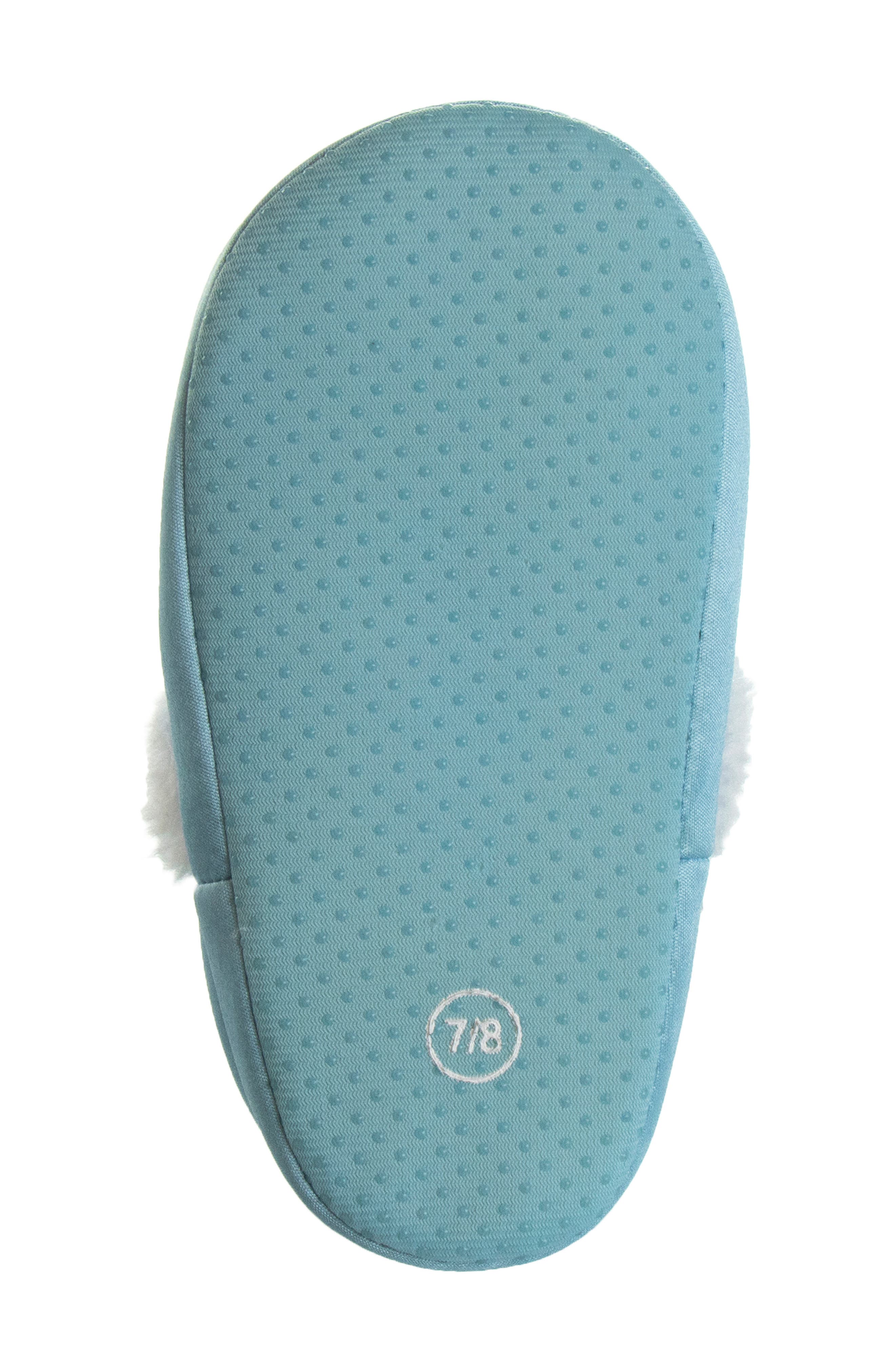 JOSMO x Disney<sup>®</sup> Kids' Frozen Elsa & Anna Slipper, Alternate, color, Blue/ White