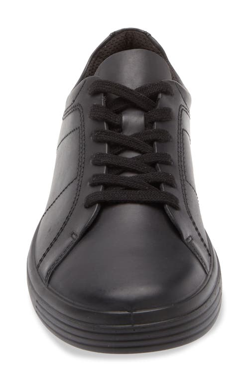 Ecco Classic Low Top Sneaker In Black/black