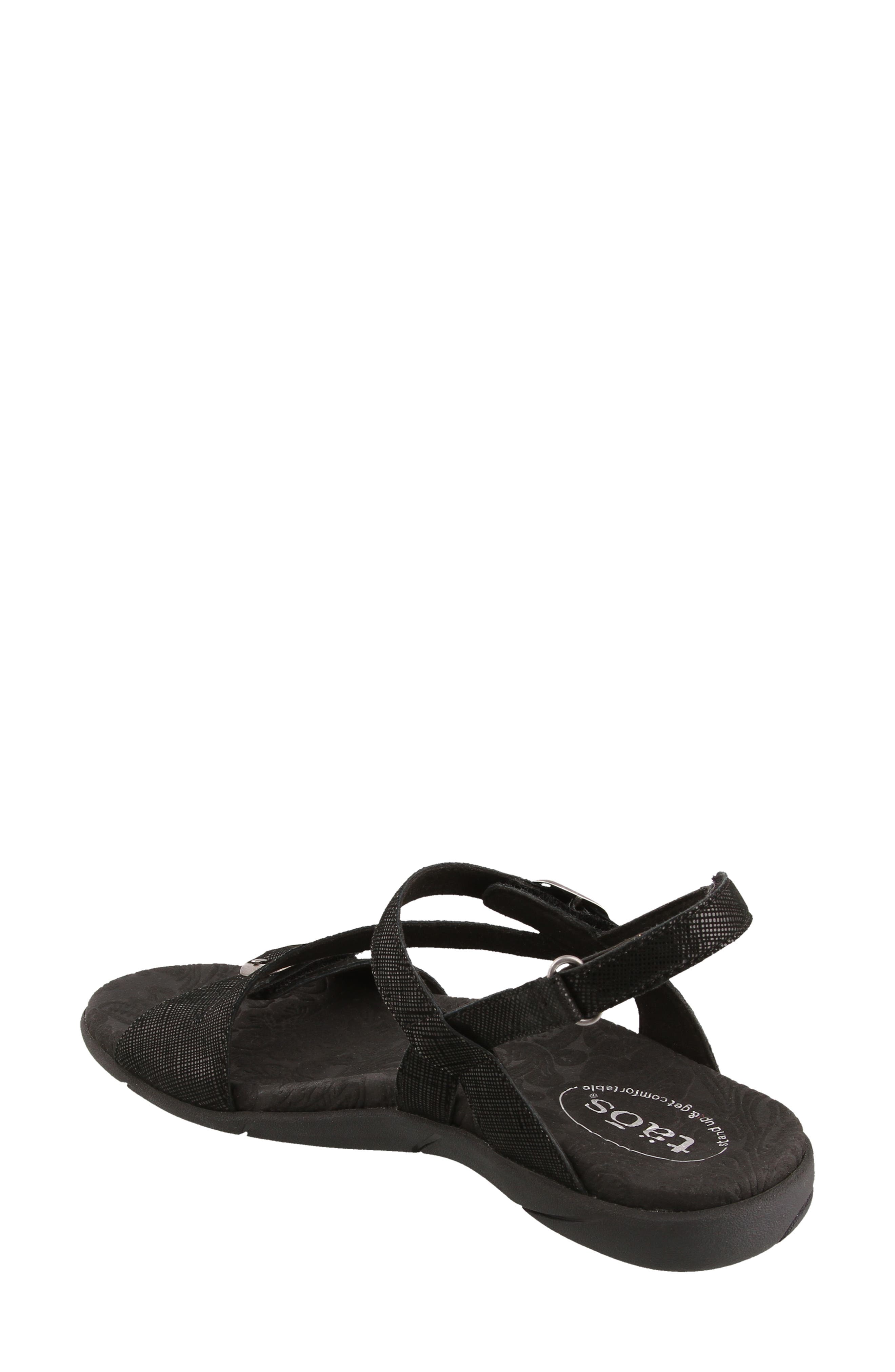 Beauty 2 Sandal, Alternate, color, BLACK PRINTED LEATHER