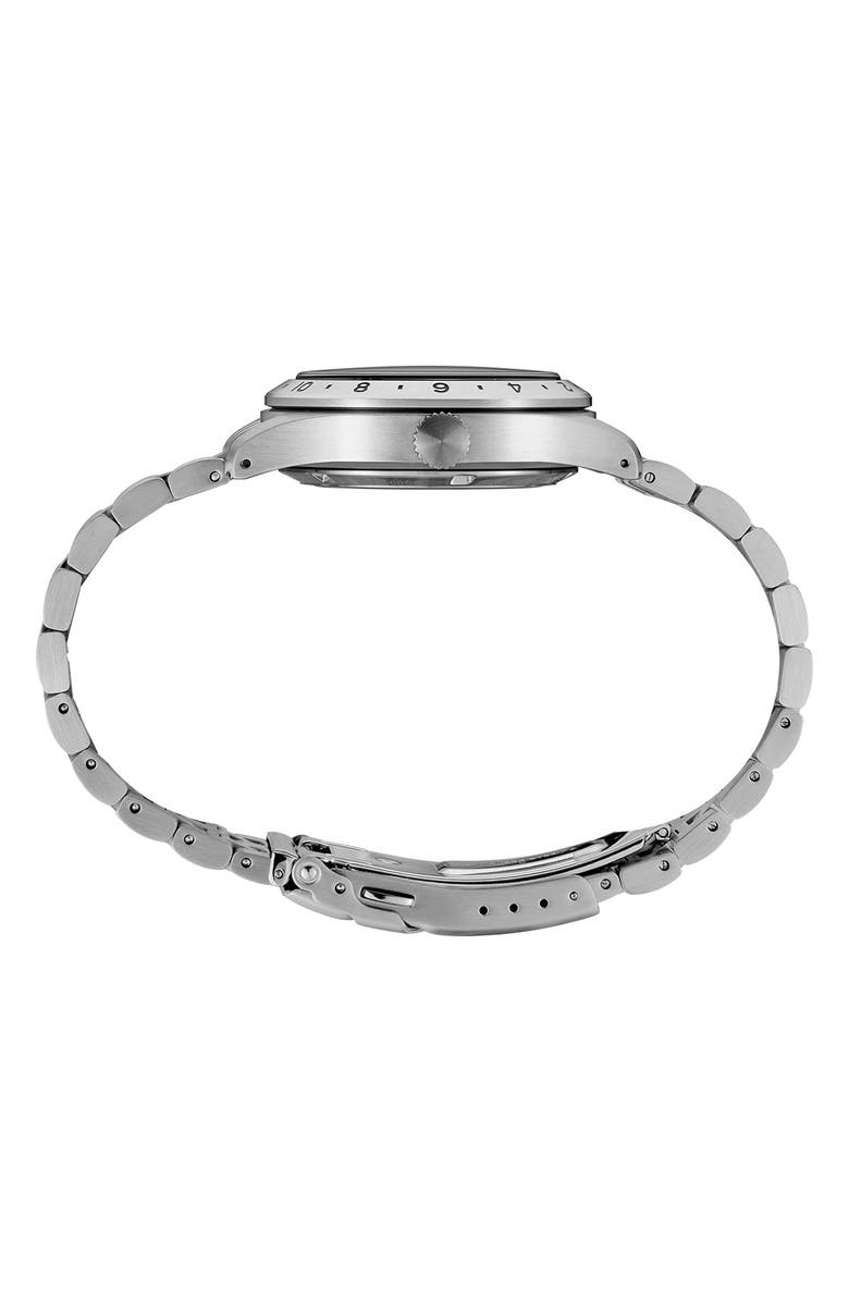 SEIKO WATCHES 5 Sports Automatic GMT Bracelet Watch, 42.5mm, Alternate, color, Black