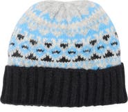 Vince Camuto Brushed Fair Isle Beanie