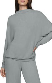 Eberjey Cozy Time Mock Neck Pullover