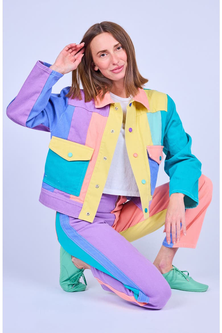 Denim Jacket, Alternate, color, Stellar Night