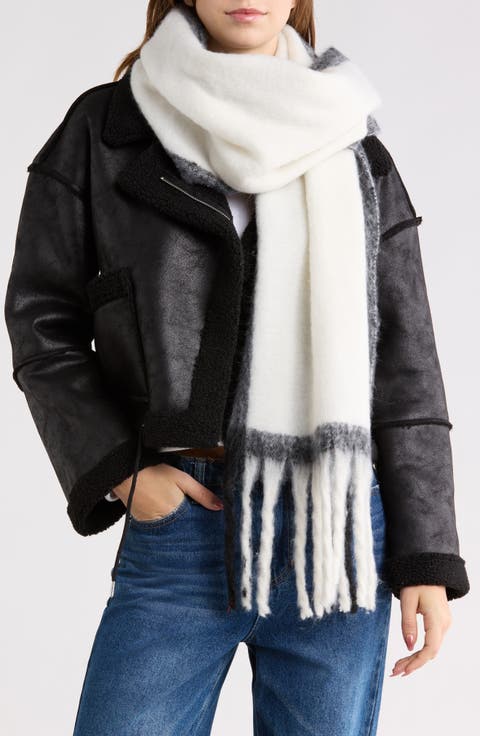 Pop Border Stripe Scarf