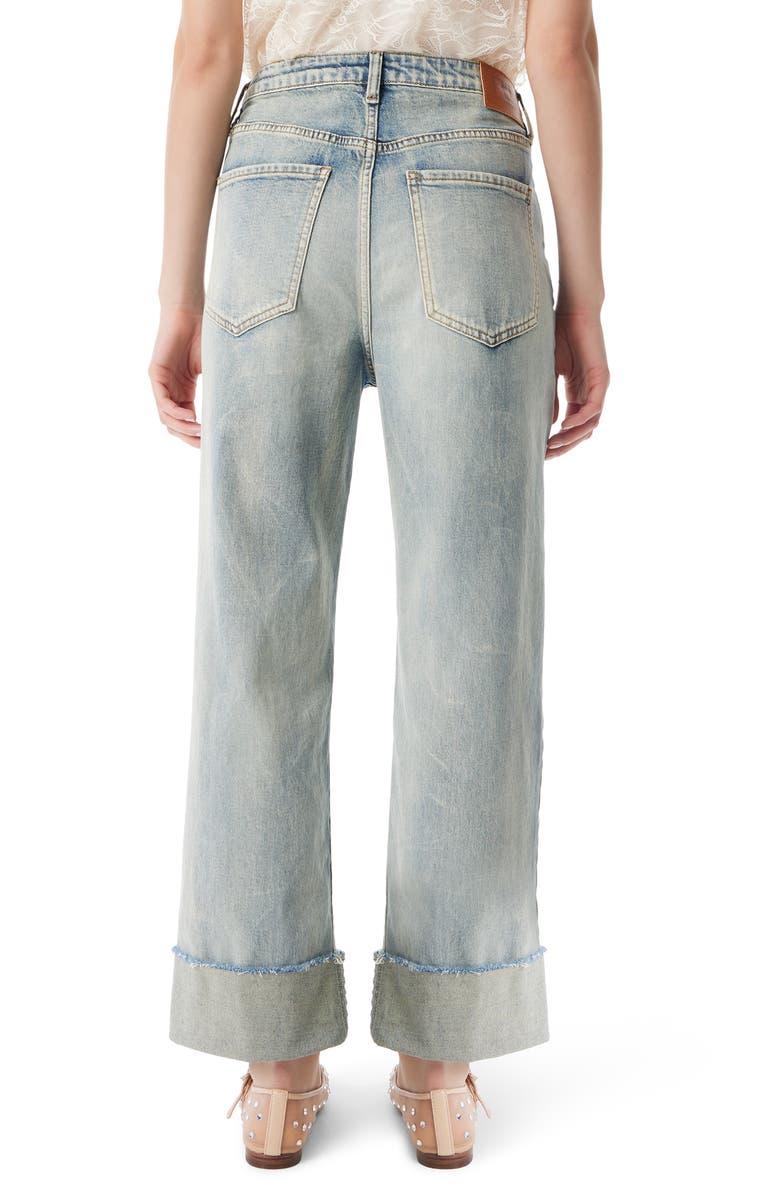 Robert Rodriguez Cuffed Wide Leg Jeans, Alternate, color, Hypnosis